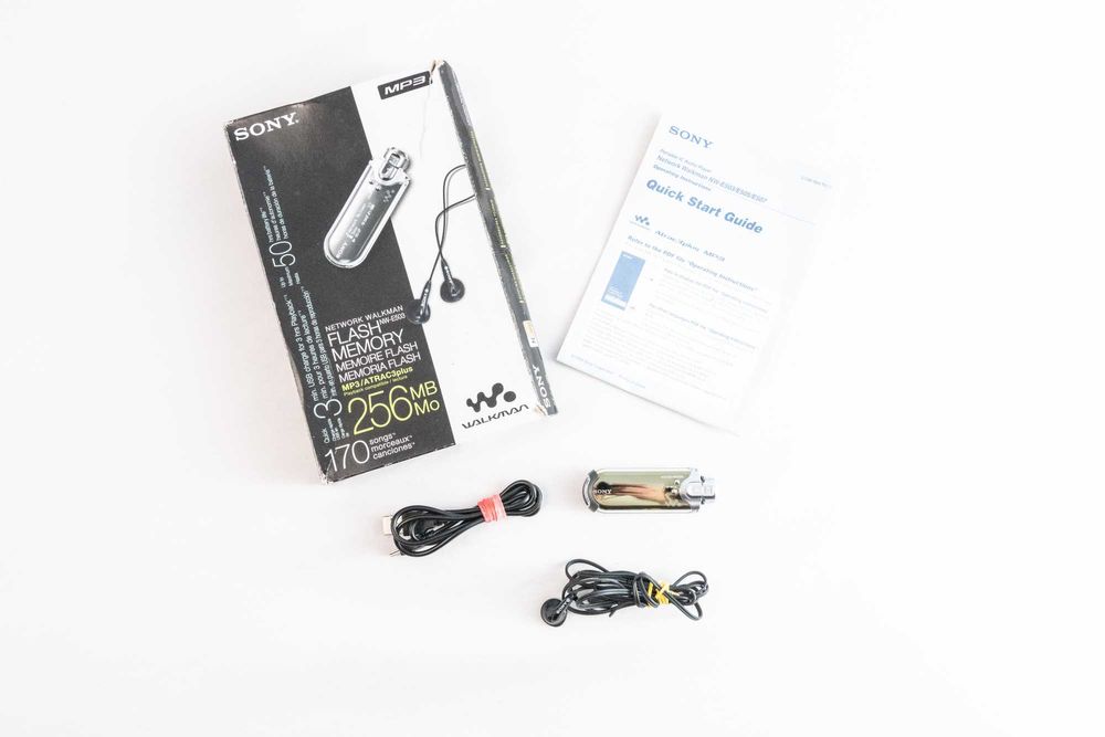 Kultowy odtwarzacz MP3 Sony NW-503 | komplet