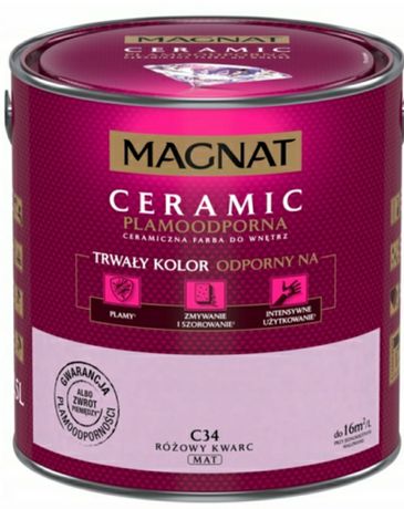 Magnetic Ceramic C34 Różowy Kwarc
