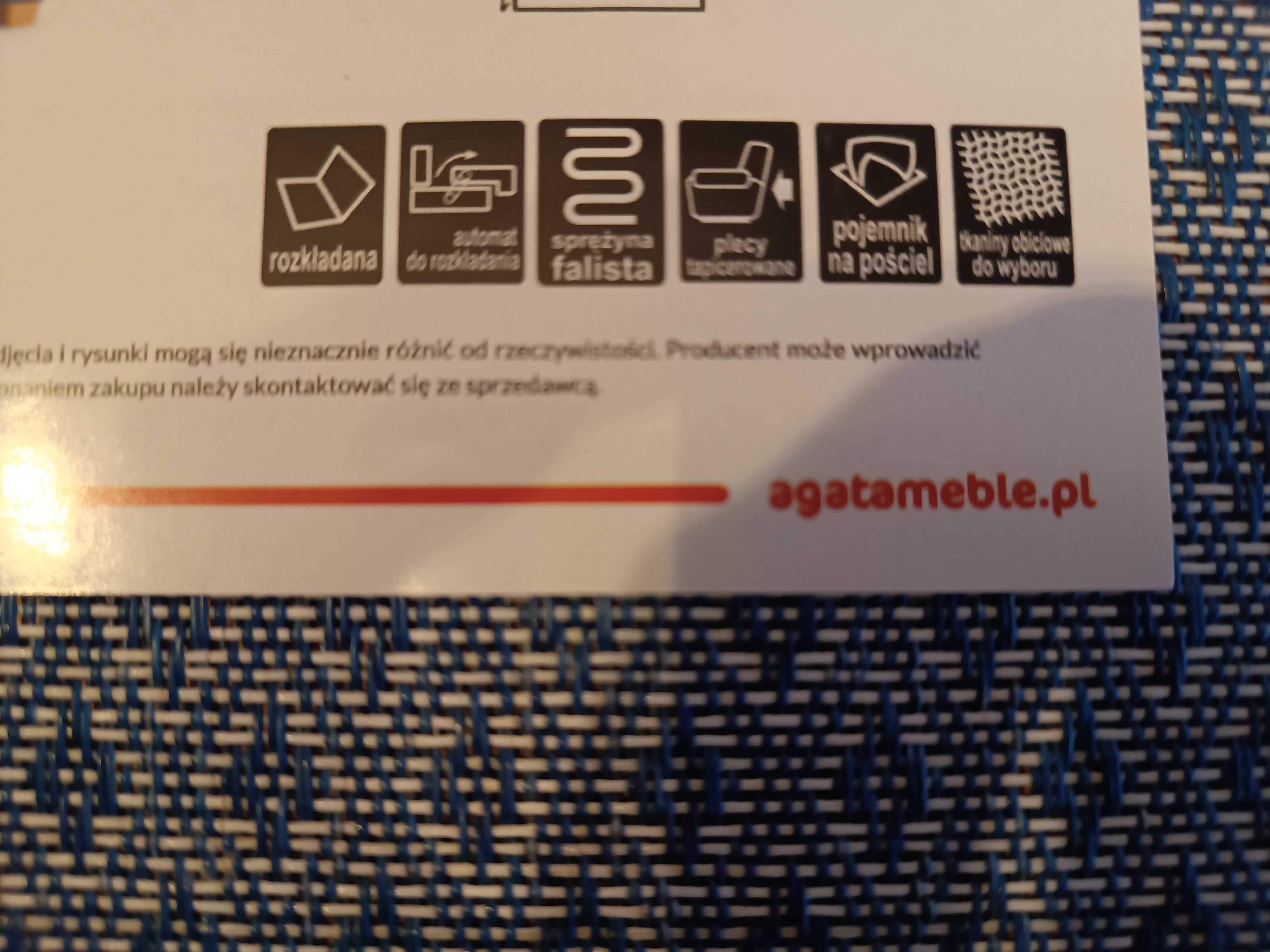 Sofa tapicerowana 3-osobowa Cameron Agata Meble