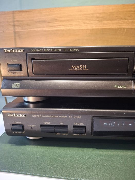Technics SL-PG440A, ST-GT350 (odtwarzacz CD, tuner radio)