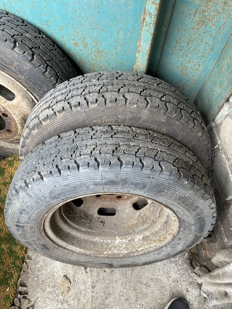 Продається гума з дісками на Газель 185/75R16 стан як нова ,