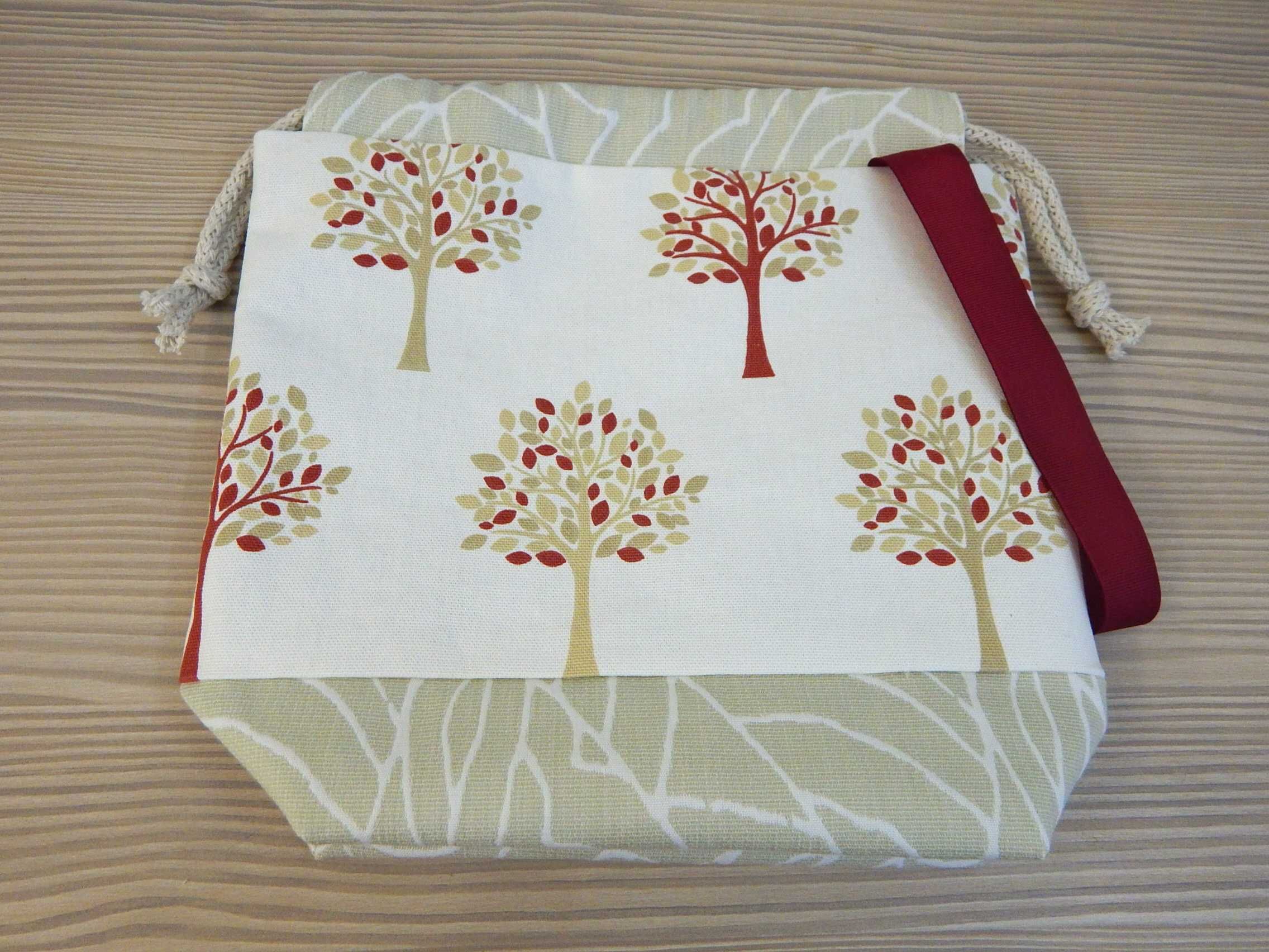 Проектная сумка для вязания ткань хлопок для рукодельницы