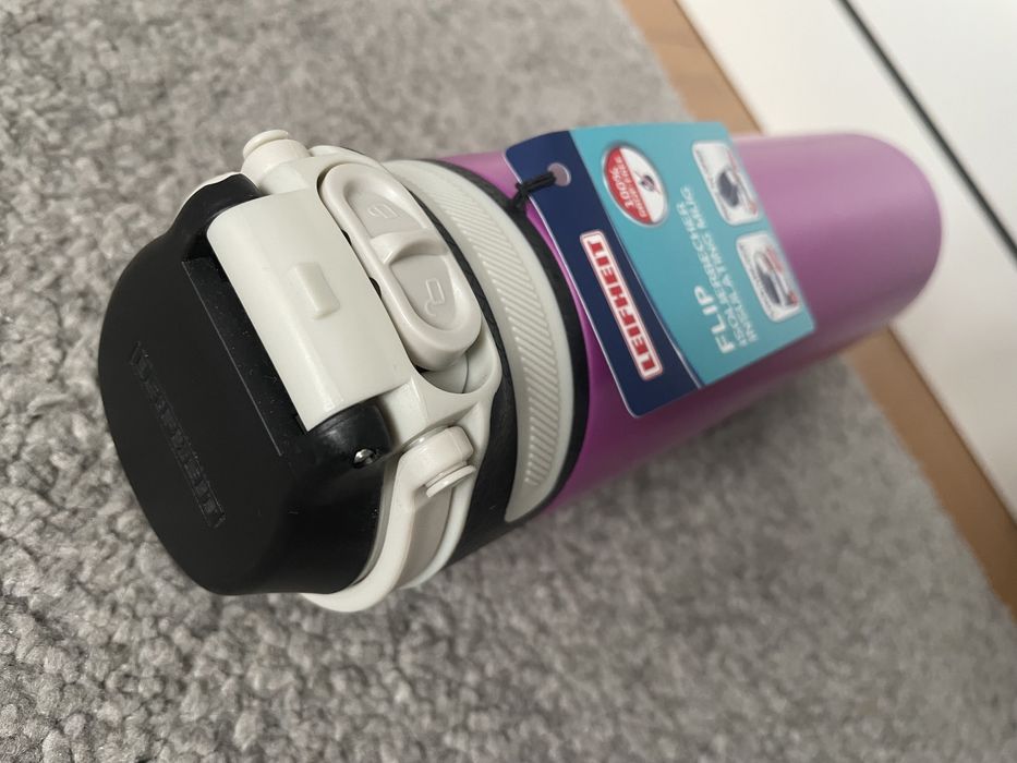 TERMOS LEIFHEIT kubek termiczny 0,6 L na napoje herbatę kawę stal NOWY