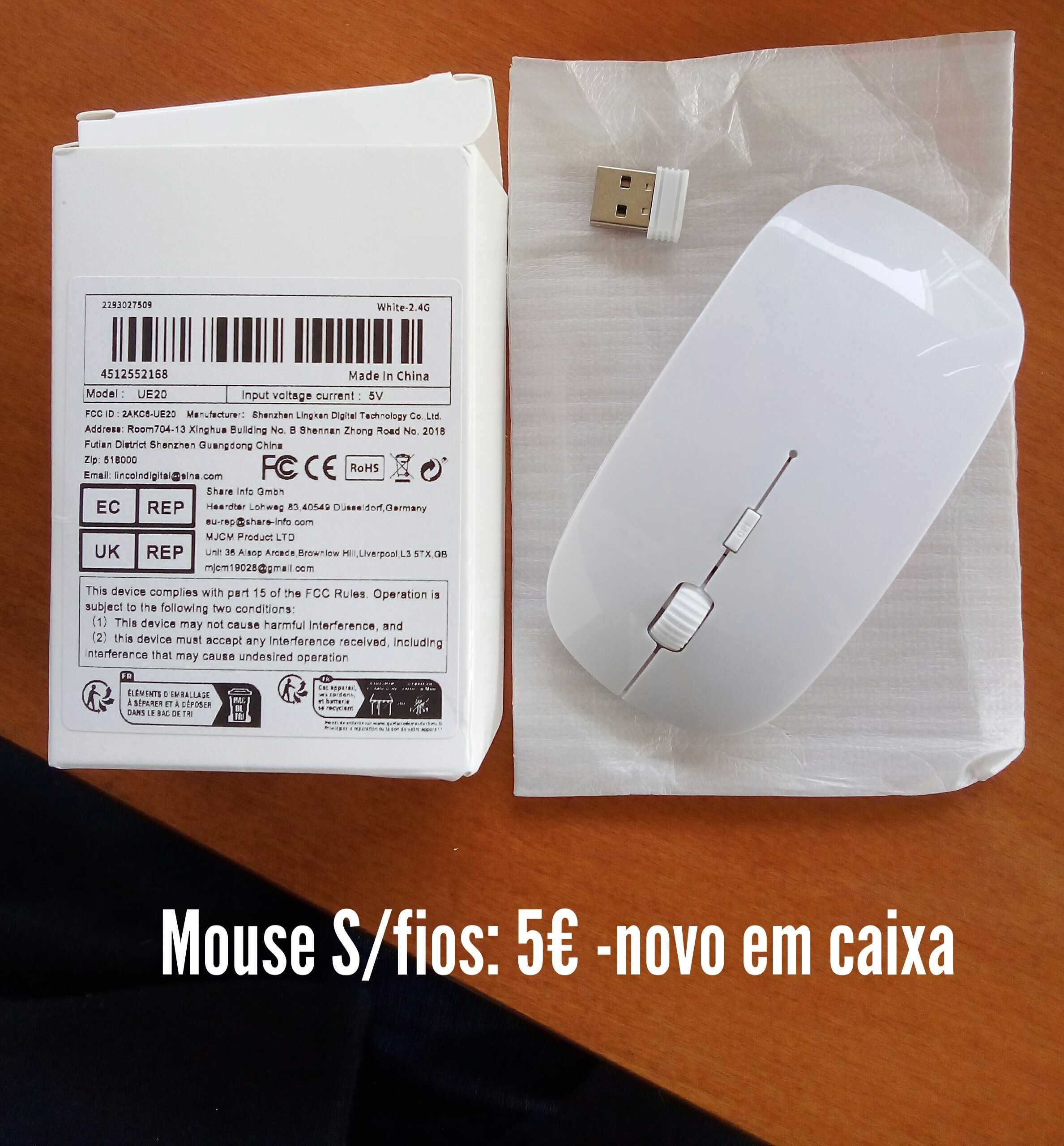 Rato / mouse sem fio para PC , computador