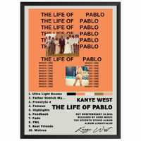 Kanye West The Life Of Pablo Plakat Obraz z albumem prezent