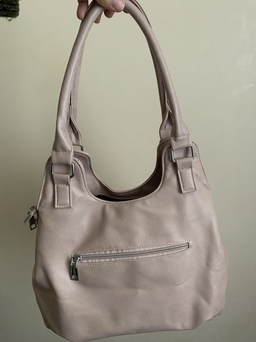 Сумка женская пудренно розового цвета