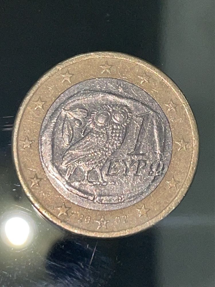 Moeda rara 1€ Grécia 2002