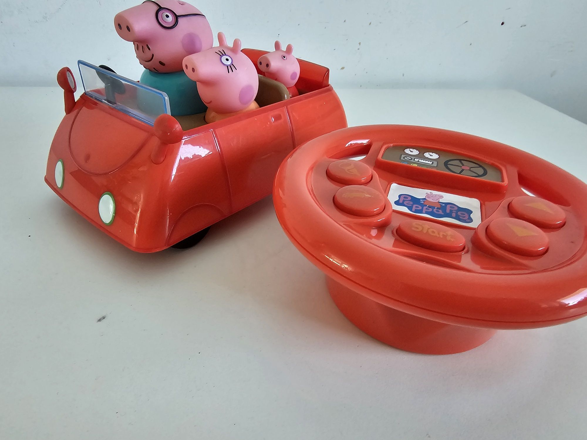 Świnka Peppa Pig Grający Sterowany Samochód Auto