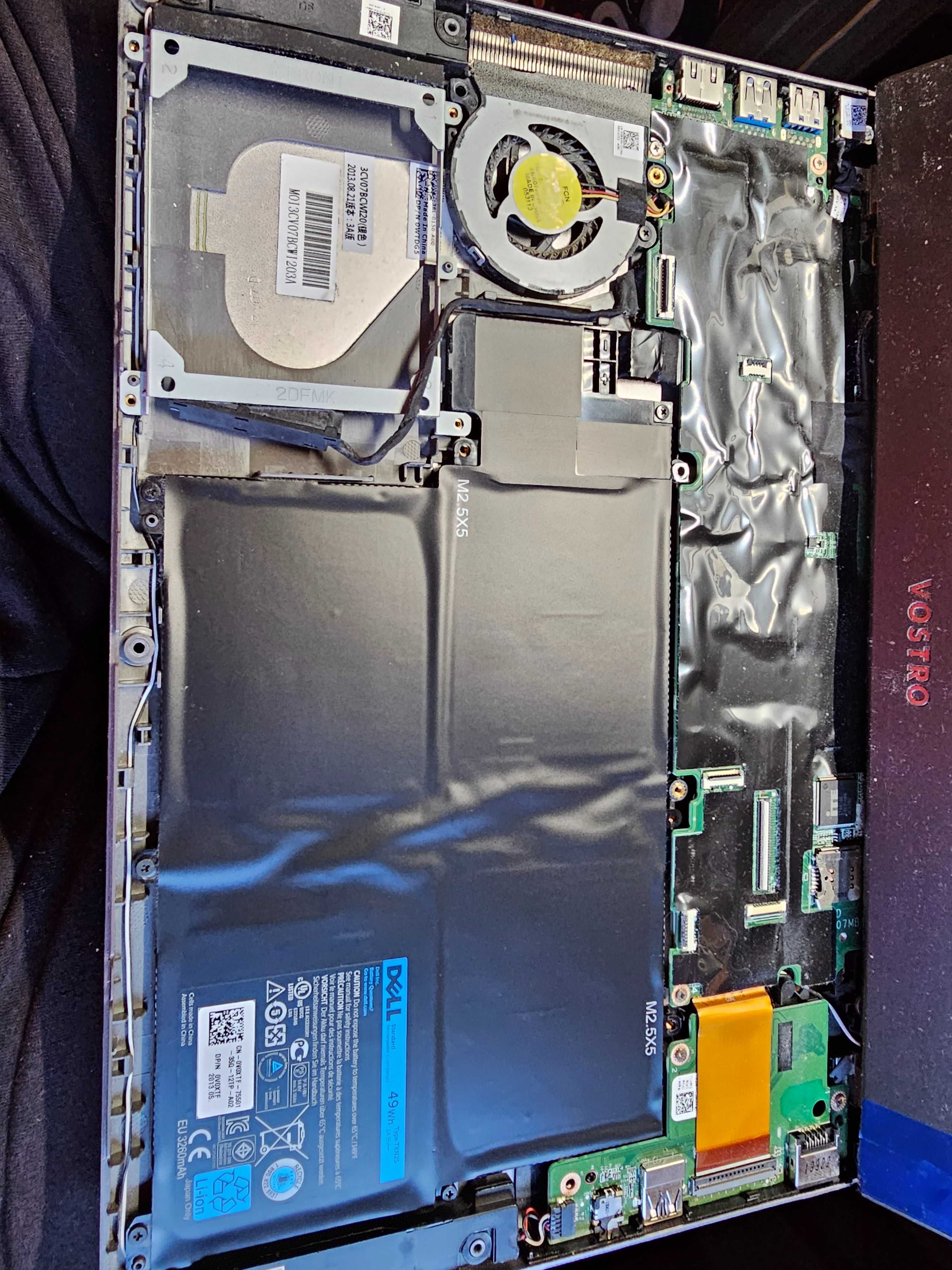 laptop Dell 3360 na części - uszkodzony, zdekompletowany