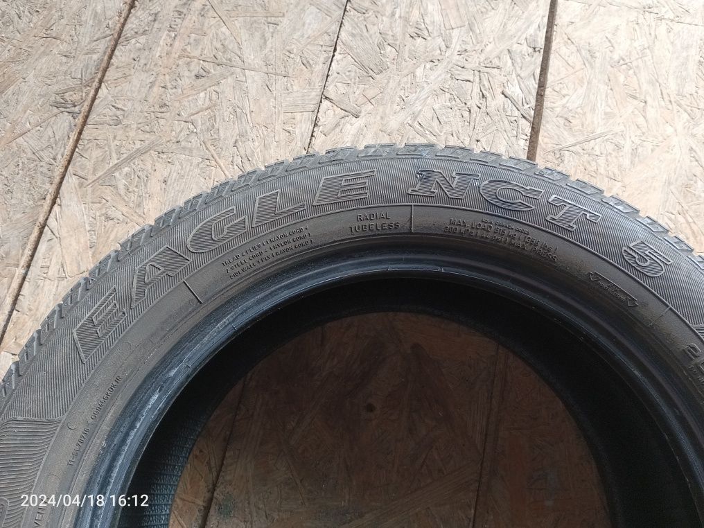 Komplet 4 x 205/55/16 91 H GOODYEAR Eagle Nct 5, Opony Letnie