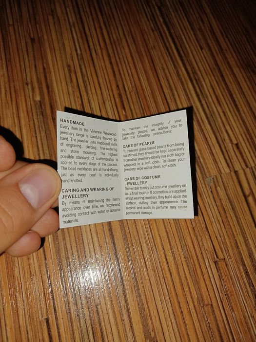 Naszyjnik vivienne westwood