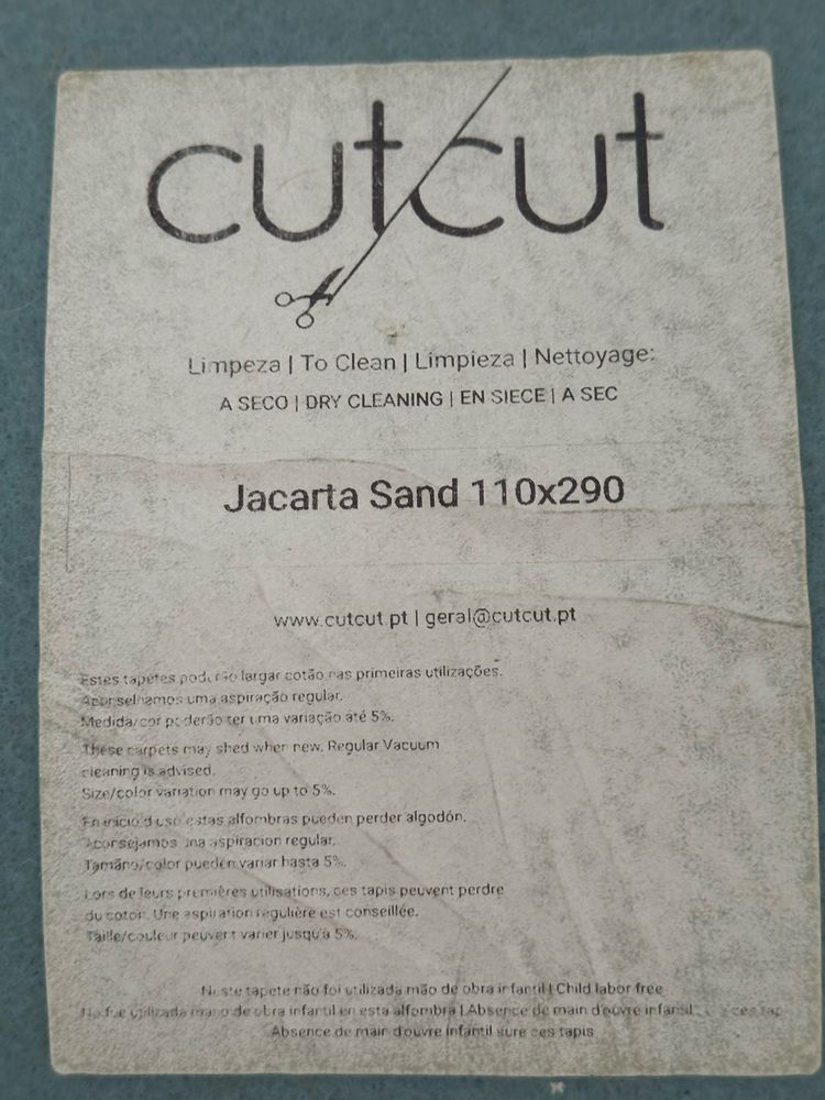 Tapete 110x220 Jacarta Sand
