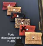 Porta-moedas em cortiça NOVOS