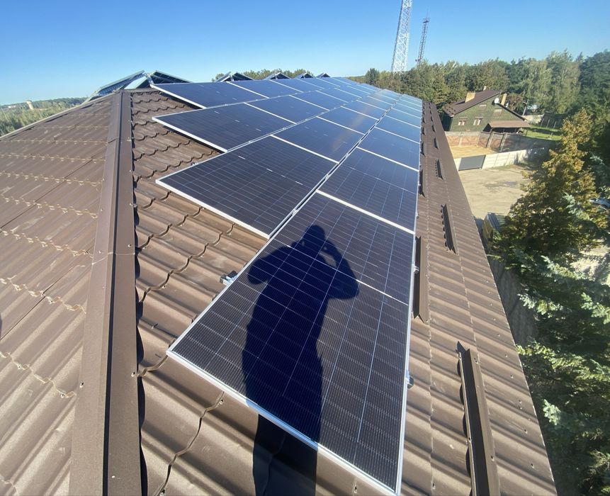 Сонячні панелі монтаж