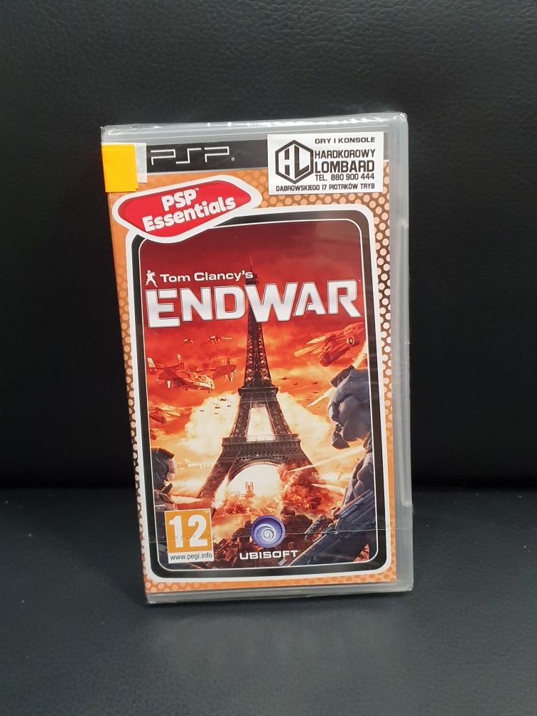Gra gry psp portable sony Tom Clancy's End War nowa