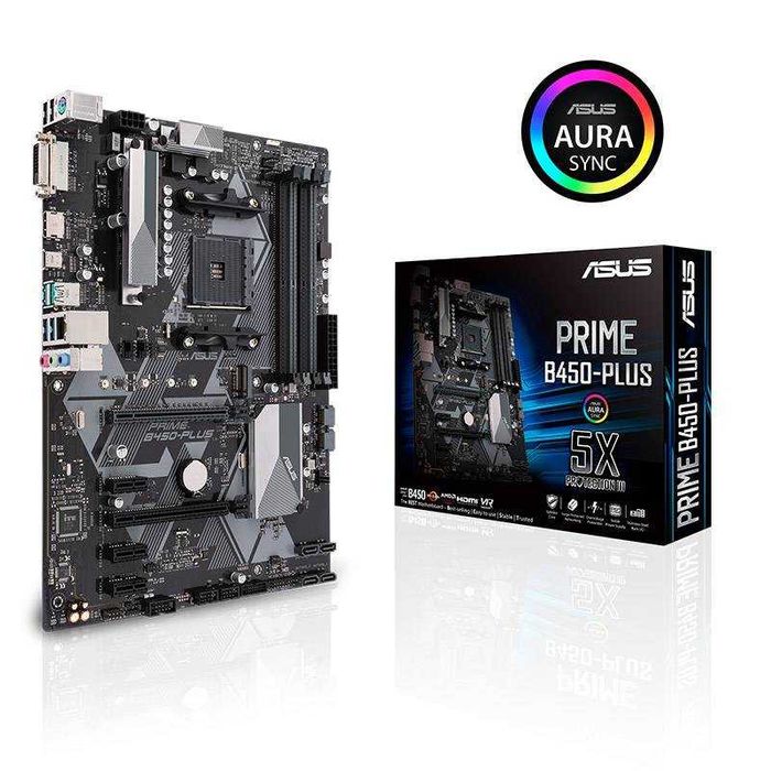 Placa Mãe ATX Asus Prime B450-Plus