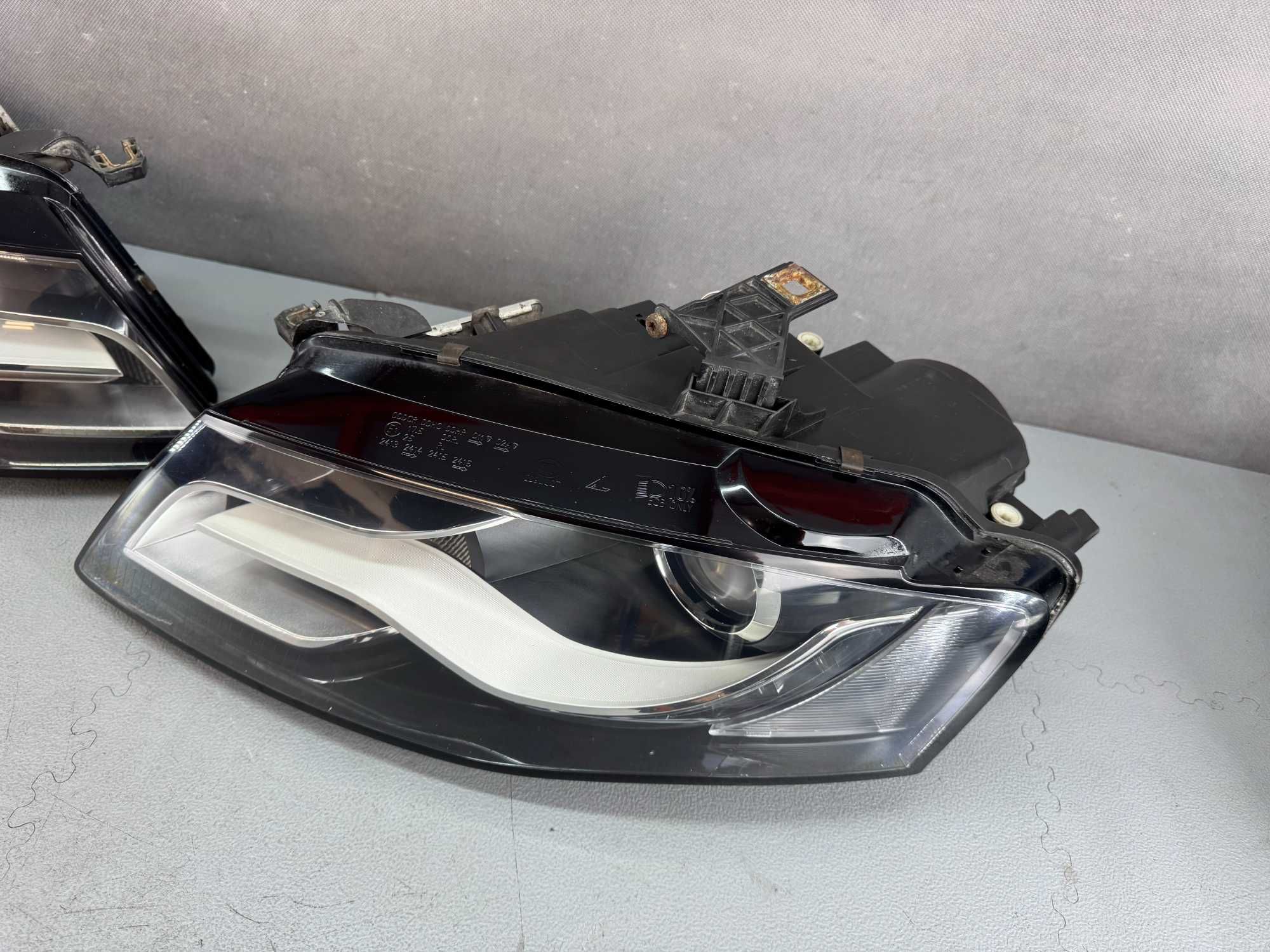 Audi A4 B8 Lampy Przód Przednie Bi-Xenon Komplet Lewa + Prawa EU IGŁA