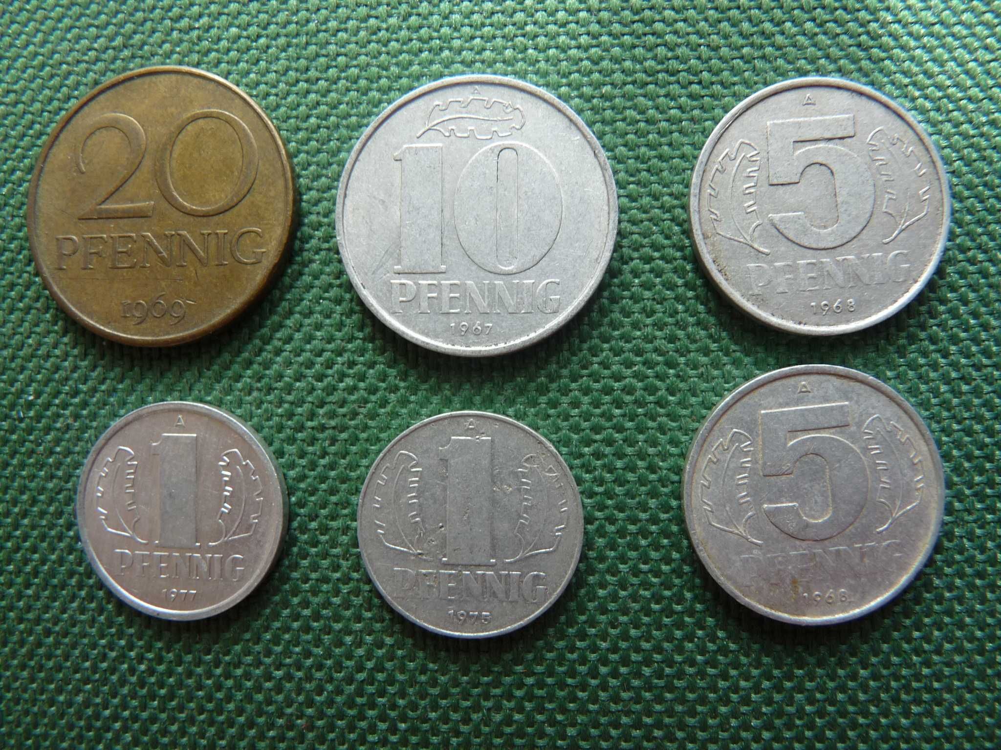 Monety niemieckie (NRD) / 1967-77