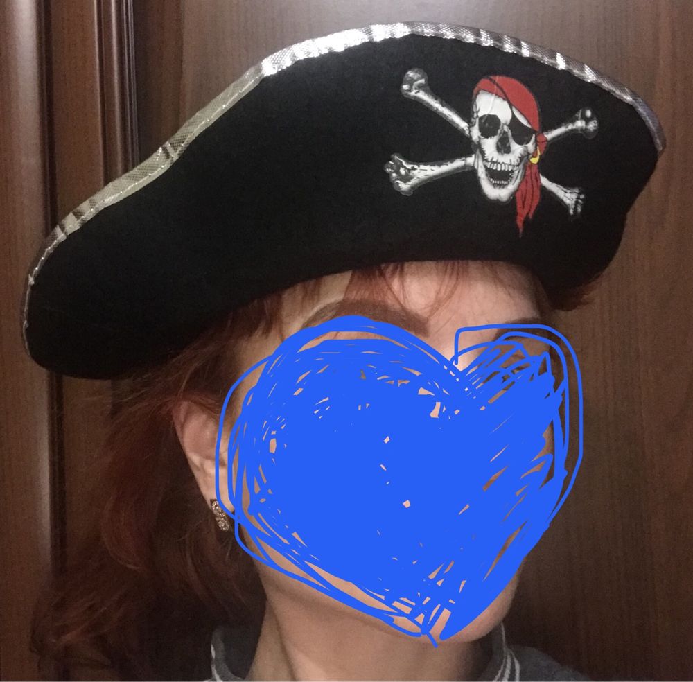 Шляпа Пирата на взрослого человека