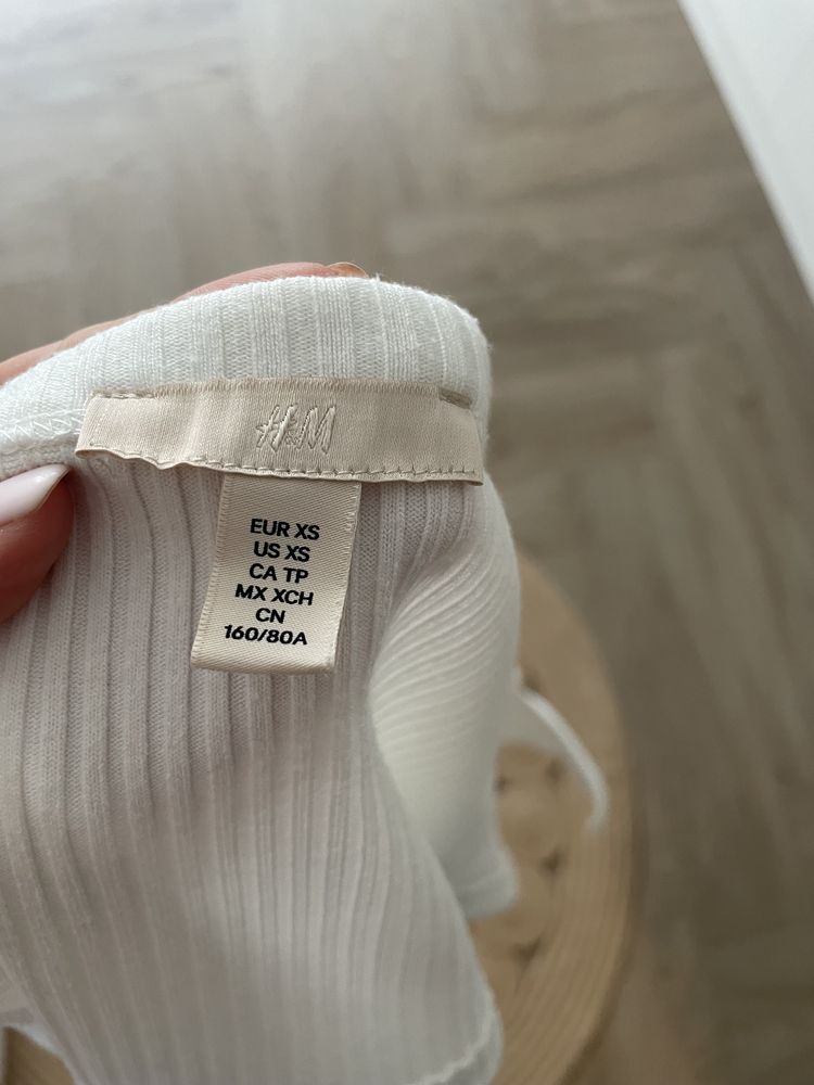 Стильний топ з відкритою спиною XS h&m zara massimo cos