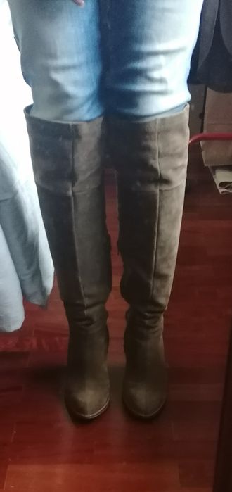 Botas Zara pele 38