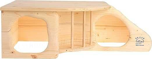 Resch No11 Jaskinia dla gryzoni XL Naturalne lite drewno ze świerku
