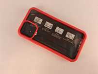 E287 Cenhufuo Etui Czerwone Z Wbudowanym Szkłem Do iPhone 13 Mini
