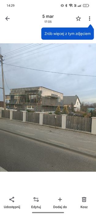 Prace wykończeniowe /budowlane