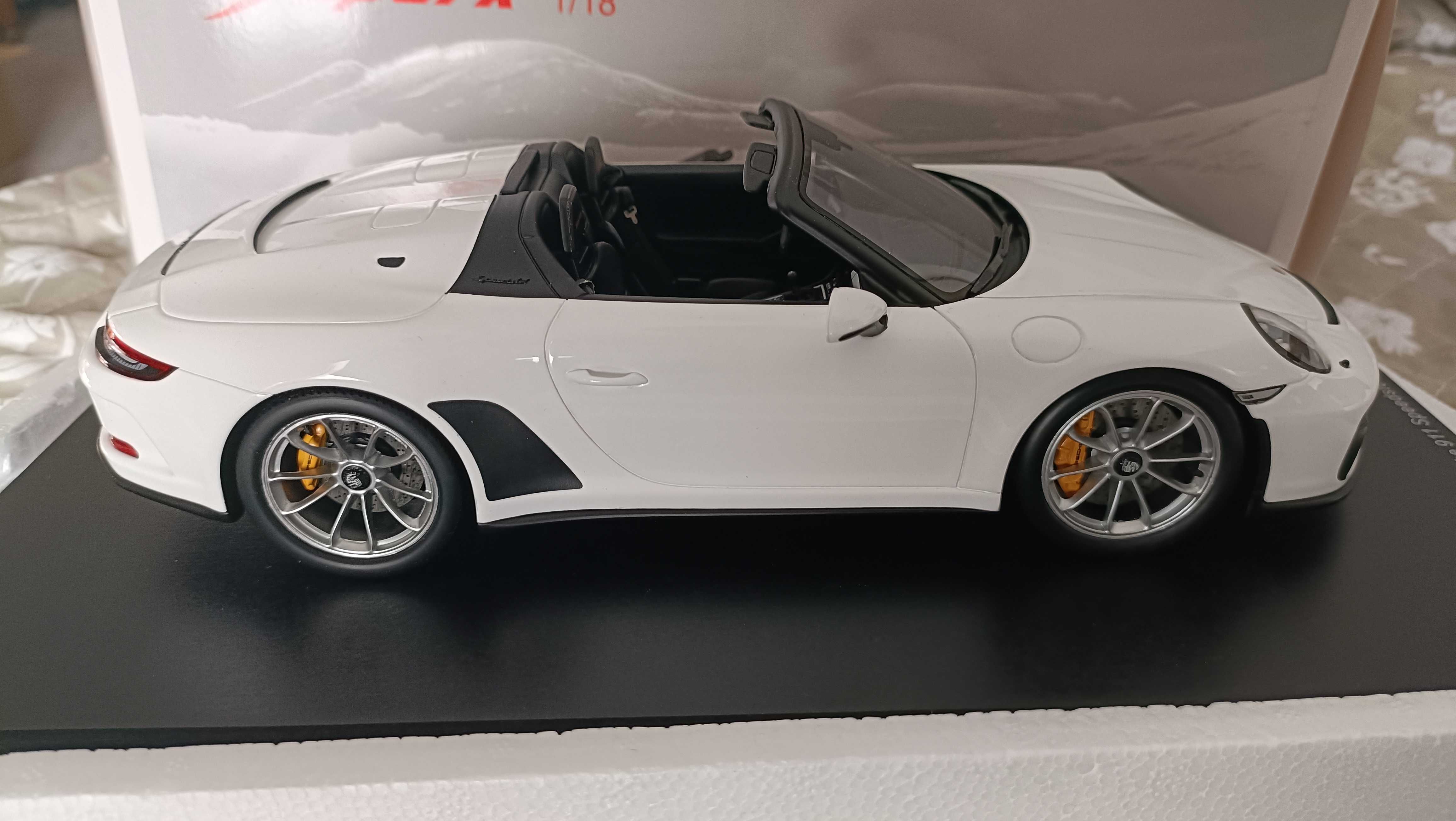 Porsche Speedster + Branco + 1/18 + Spark + Resina + Portes Gratis