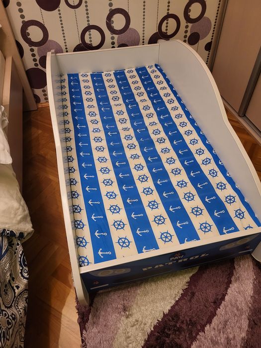 Łóżko dla dziecka Psi Patrol 140x70 jak nówka