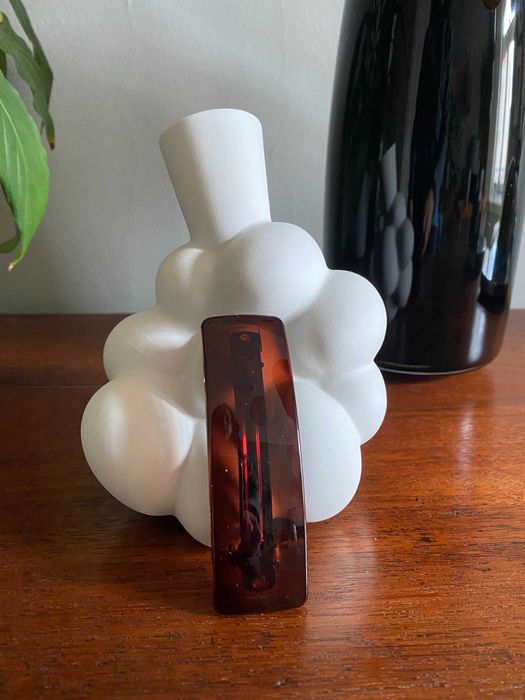 Gancho castanho clássico mola para cabelo, novo + oferta