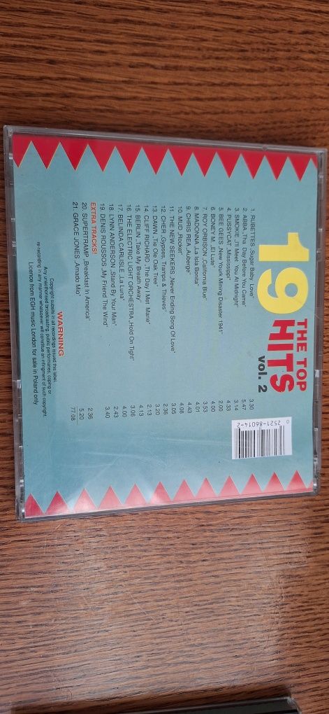 19 The Top Hits Vol. 2 Płyta CD