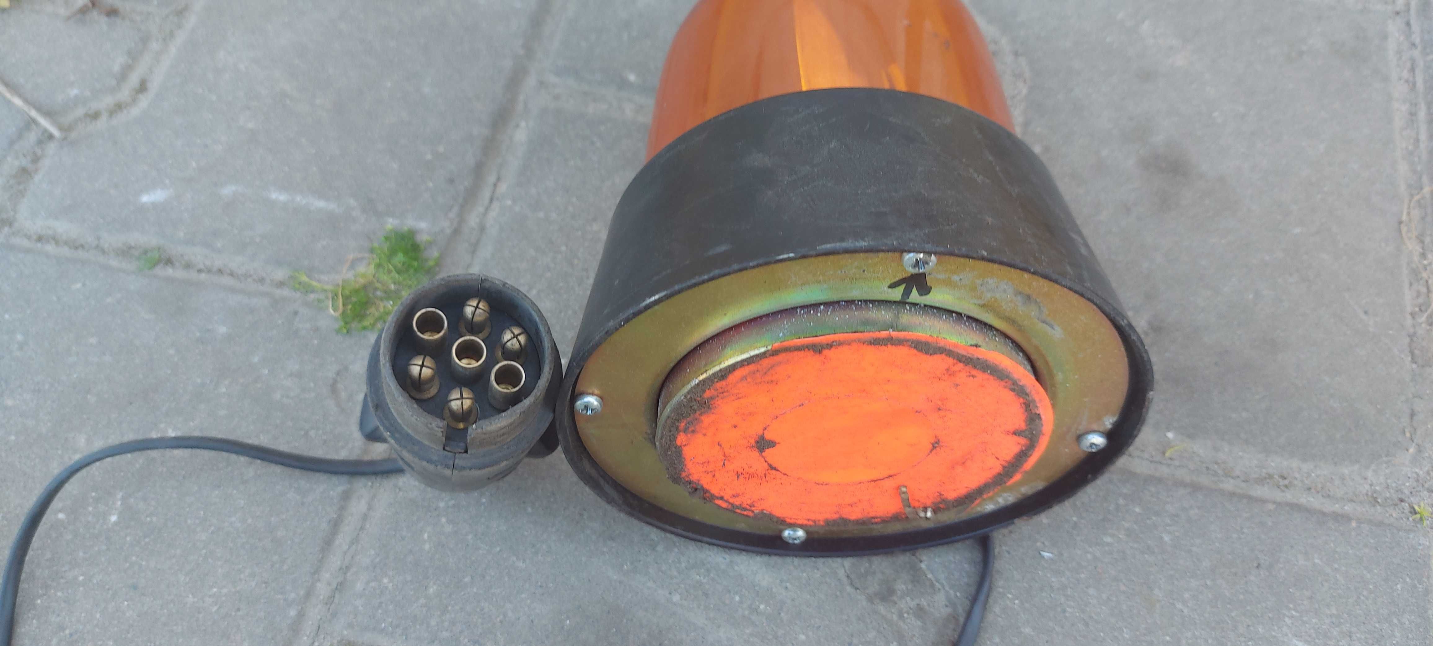 LAMPA ostrzegawcza kogut magnes wtyk do haka