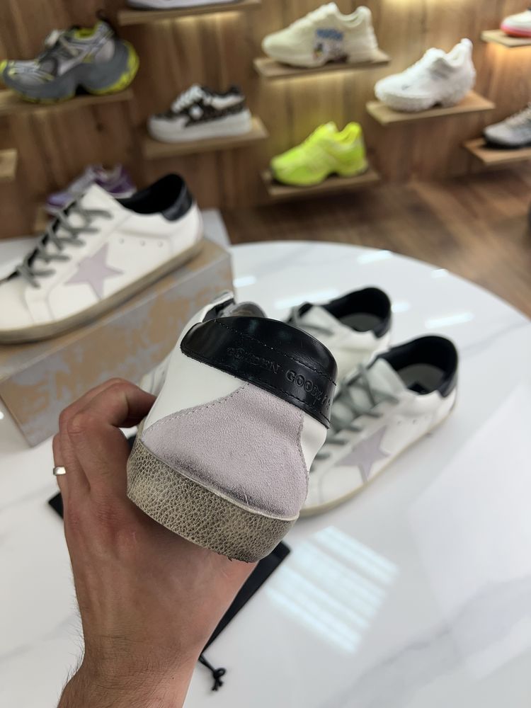 Кросівки Кеди GOLDEN GOOSE Super Star Logo White / Beige