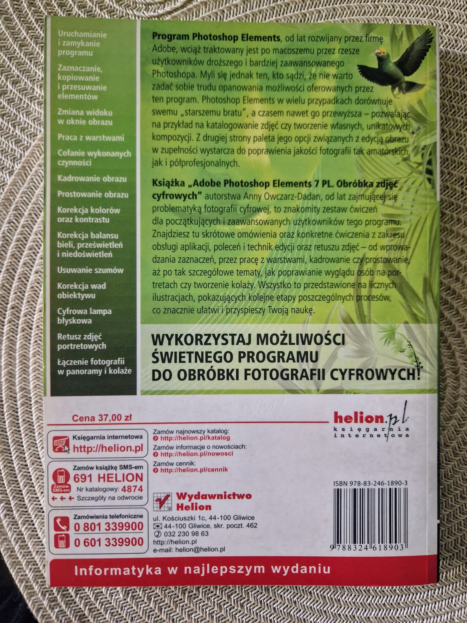 Podręcznik obróbka zdjęć cyfrowych Adobe Photoshop Elements 7 PL.