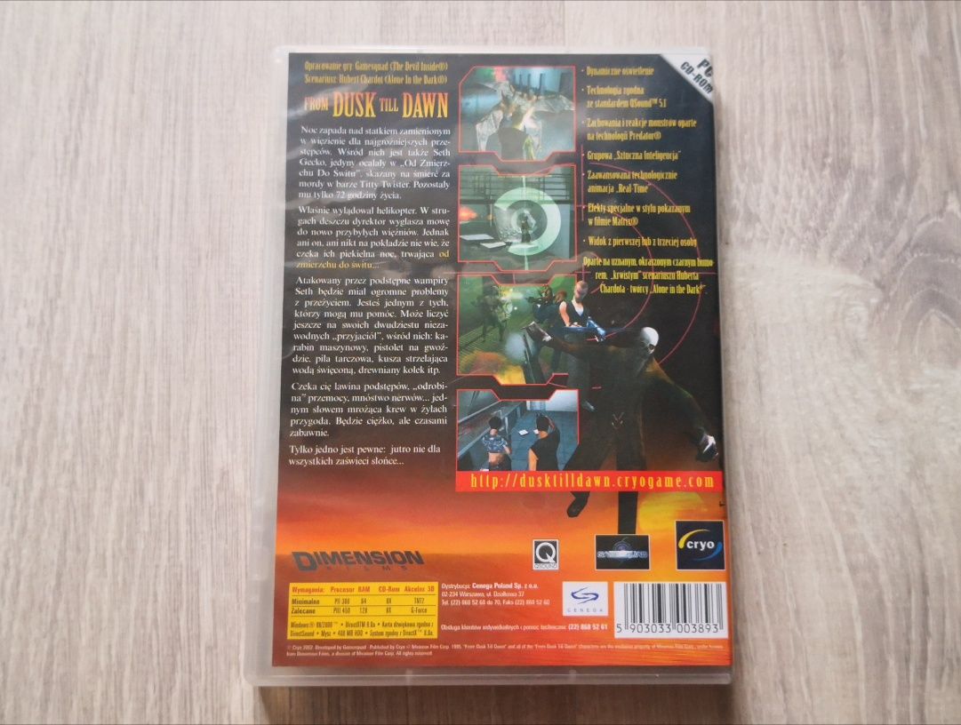 Gra PC CD: From dusk till dawn / Od zmierzchu do świtu