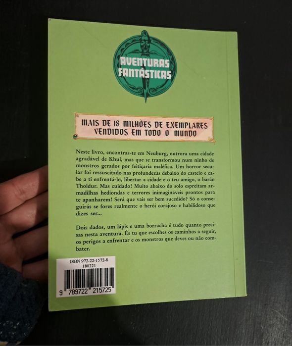 "O Castelo dos Pesadelos" Aventuras Fantásticas 
Novo
12 euros
