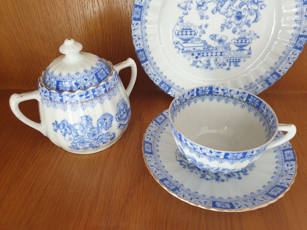 Lindo serviço de chá vintage 6 pessoas - porcelana Schirnding Bavaria