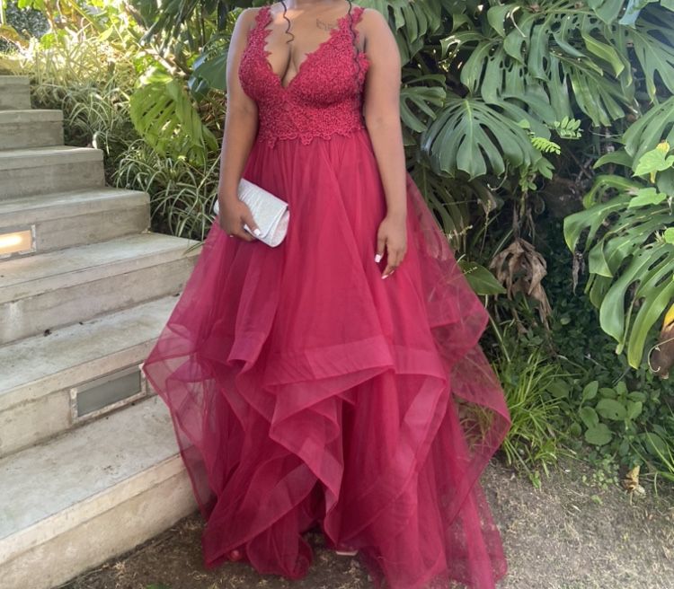 Vestido vermelho para eventos