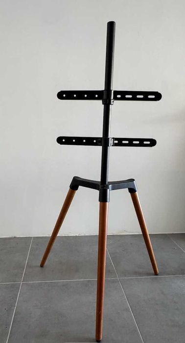 Black and Wood TV Stand for 30 to 65" Flat Screen TV (Suporte de TV)