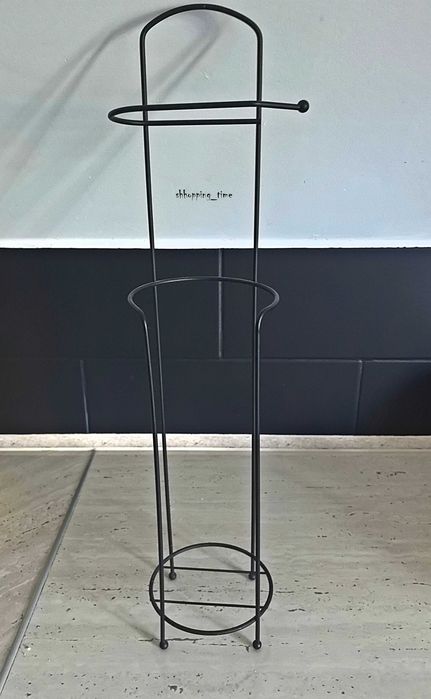 Stojak uchwyt na papier toaletowy do wc loft czarny