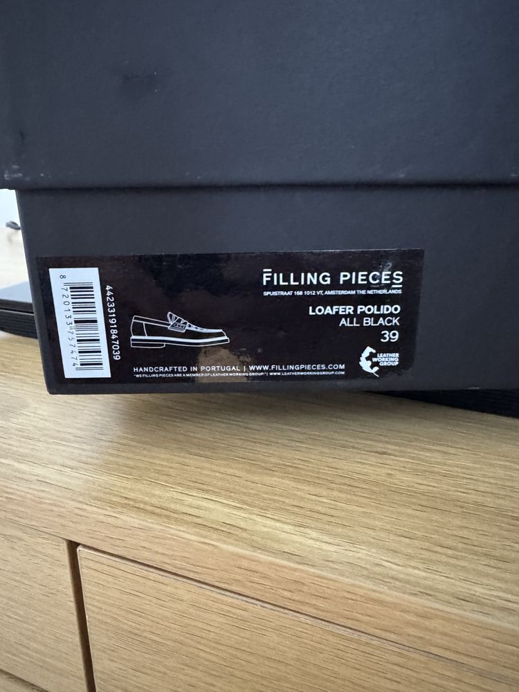 Шкіряні мокасини,лофериFilling Pieces Loafer