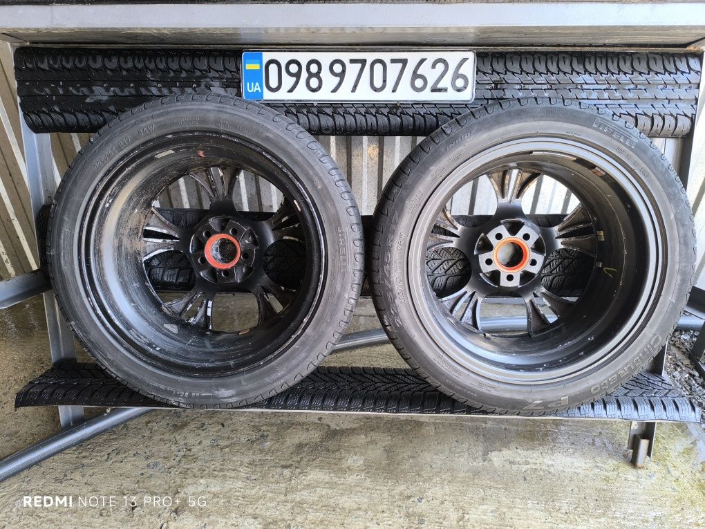 Колеса R17 5x100 7.5J ET35 ЦО 73.1 (57.1) мм літо 225/45R17