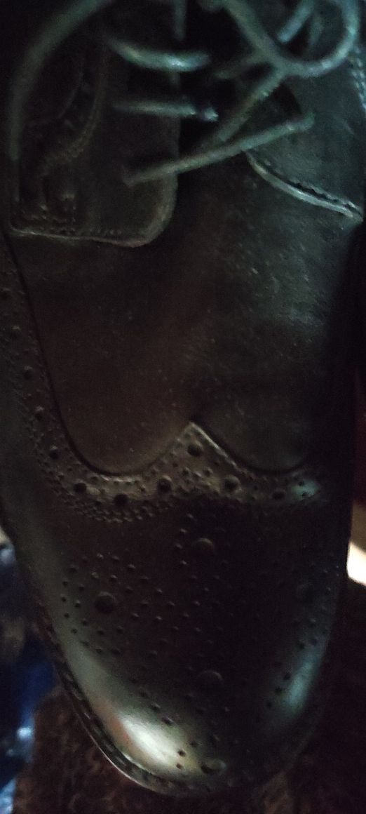 Buty pantofle męskie skórzane Ecco r.43 czarne