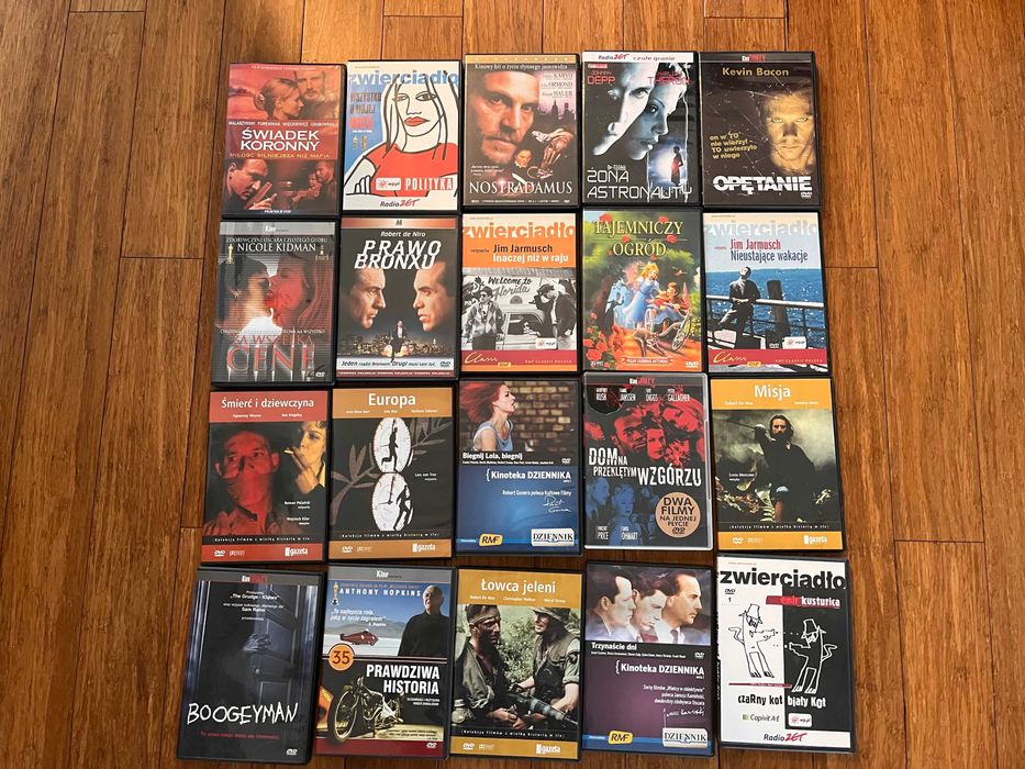 Zestaw 21 filmów na DVD