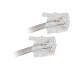 kabel przewód  ADSL, RJ11, M/M, BIAŁY, 10M