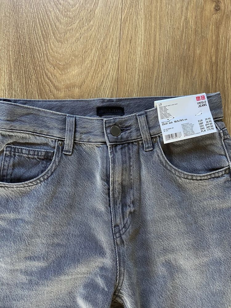 Джинси Uniqlo оригінал нові брендові сірі