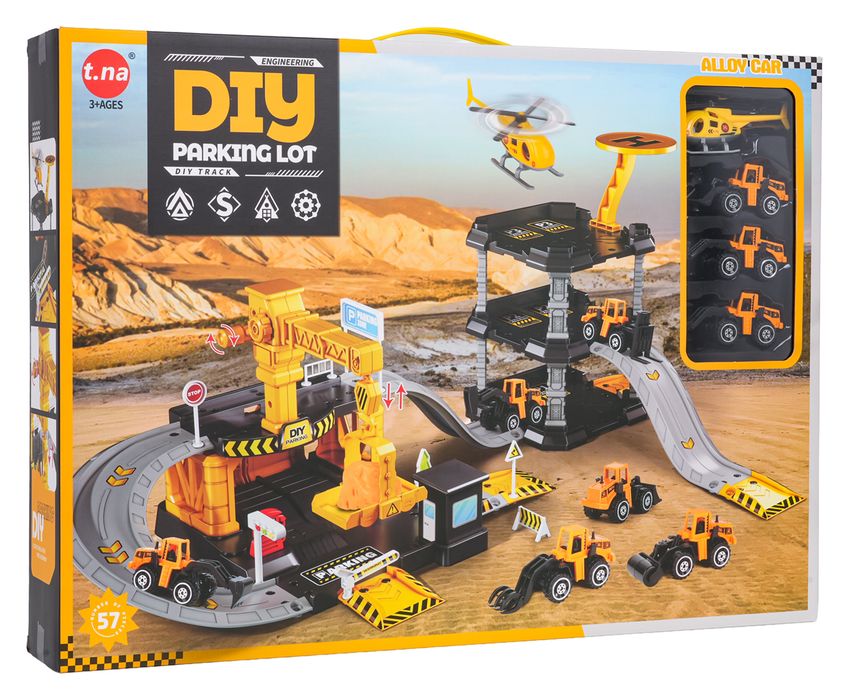 Zestaw Parking I Plac Budowy + Autka