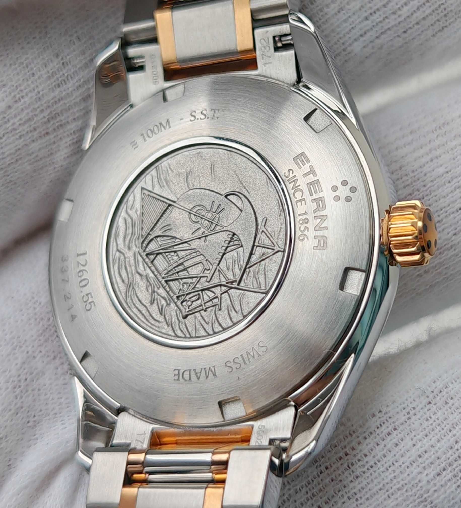 Жіночий годинник Eterna KonTiki Automatic 1260.55 Swiss made Diamond