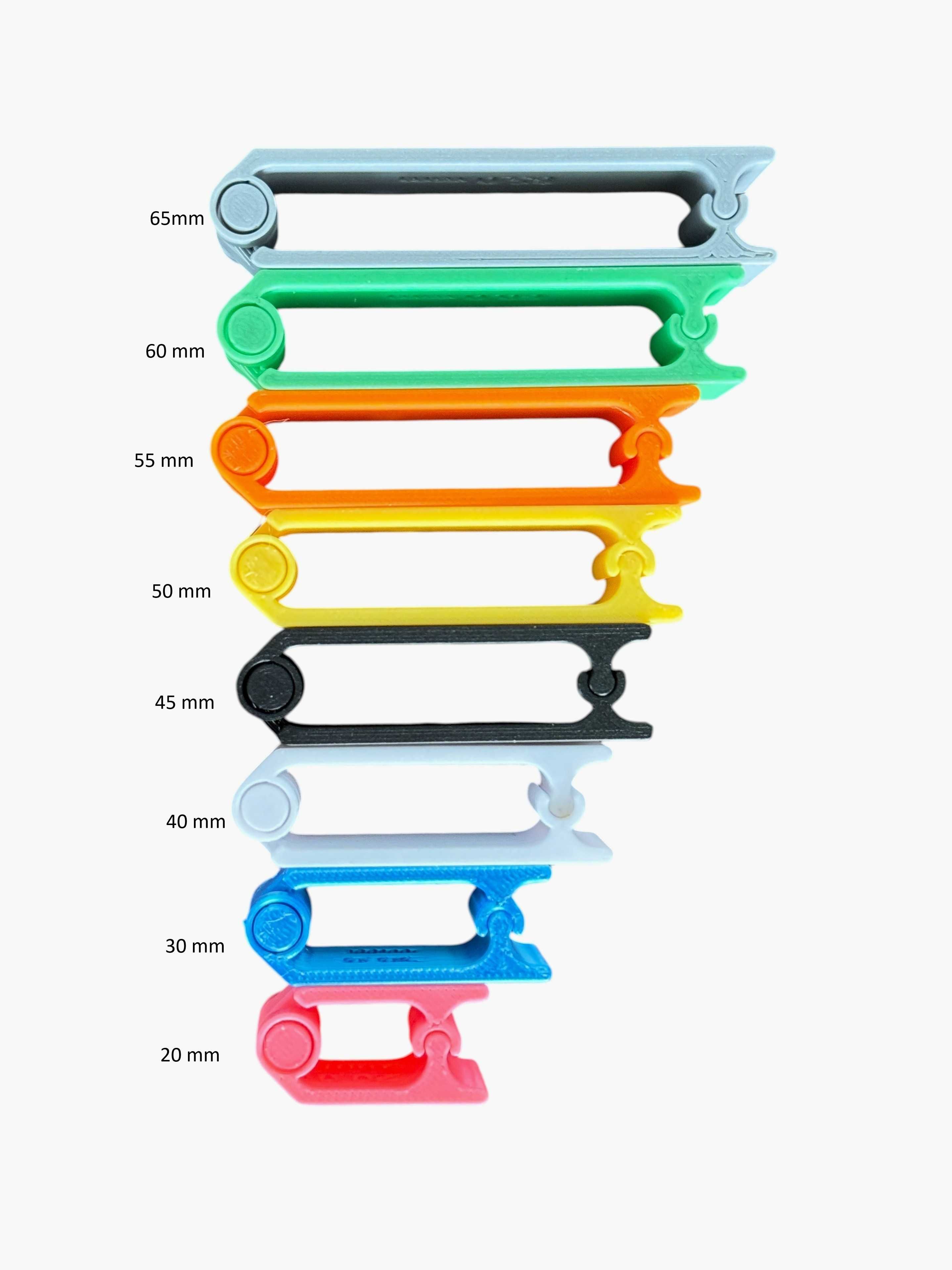 Organizer, klips na kable USB, ładowarki, 40mm, różne kolory, rozmiary